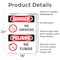 Signmission No Smoking Danger Sign, Vinyl Decal, 18in W x 24in L, 2PK OS-2PACK-DS-D-1824-VS-1469 - alternate 3